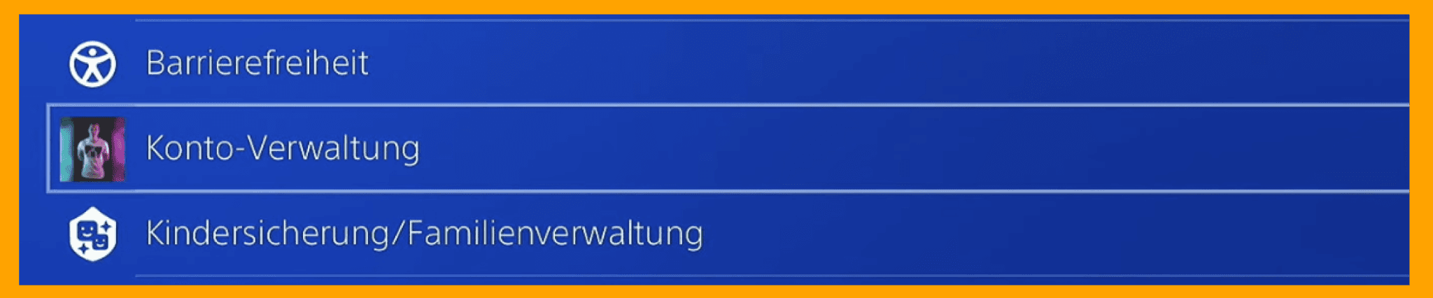 Playstation konto verwaltung