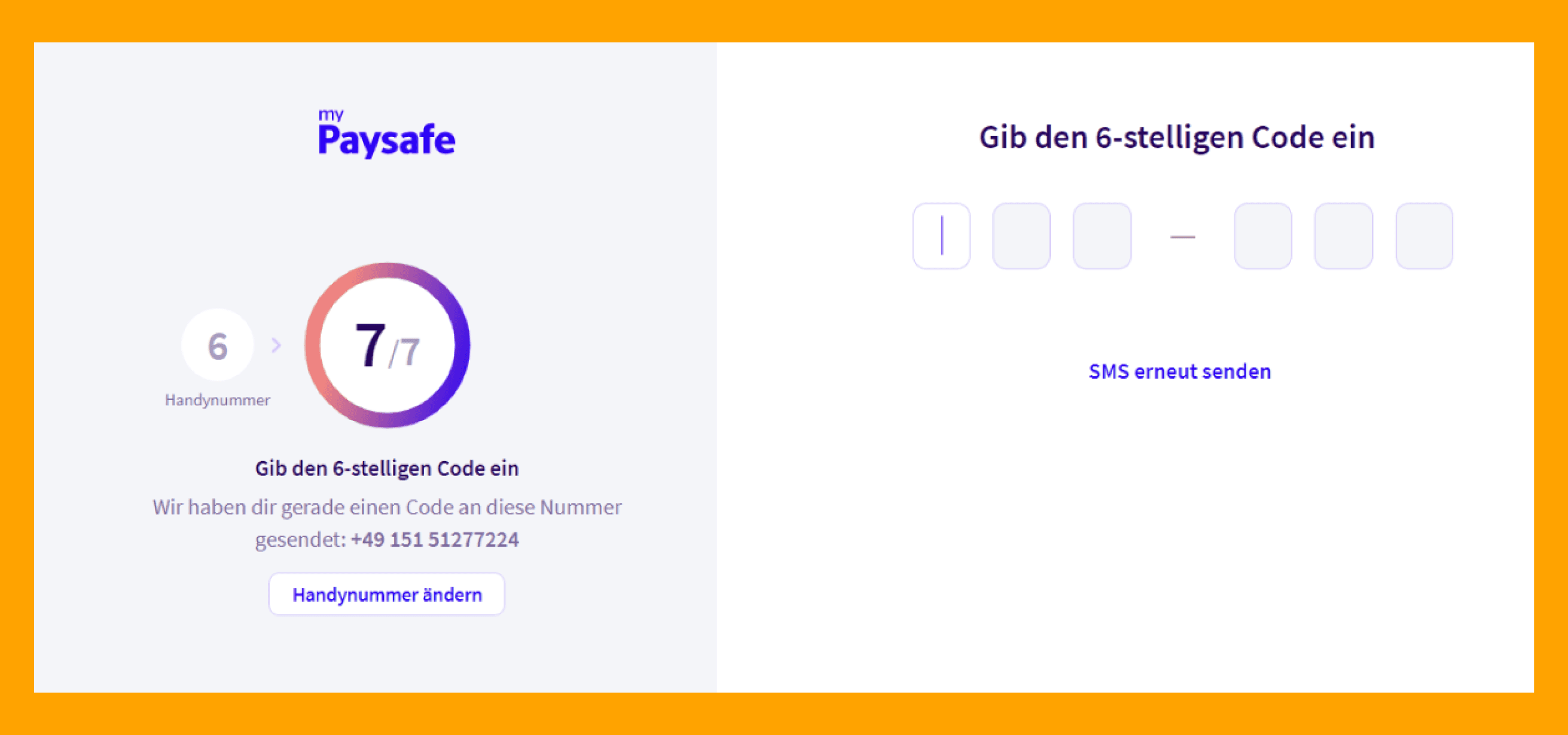 paysafecard konto einrichtung schritt 7