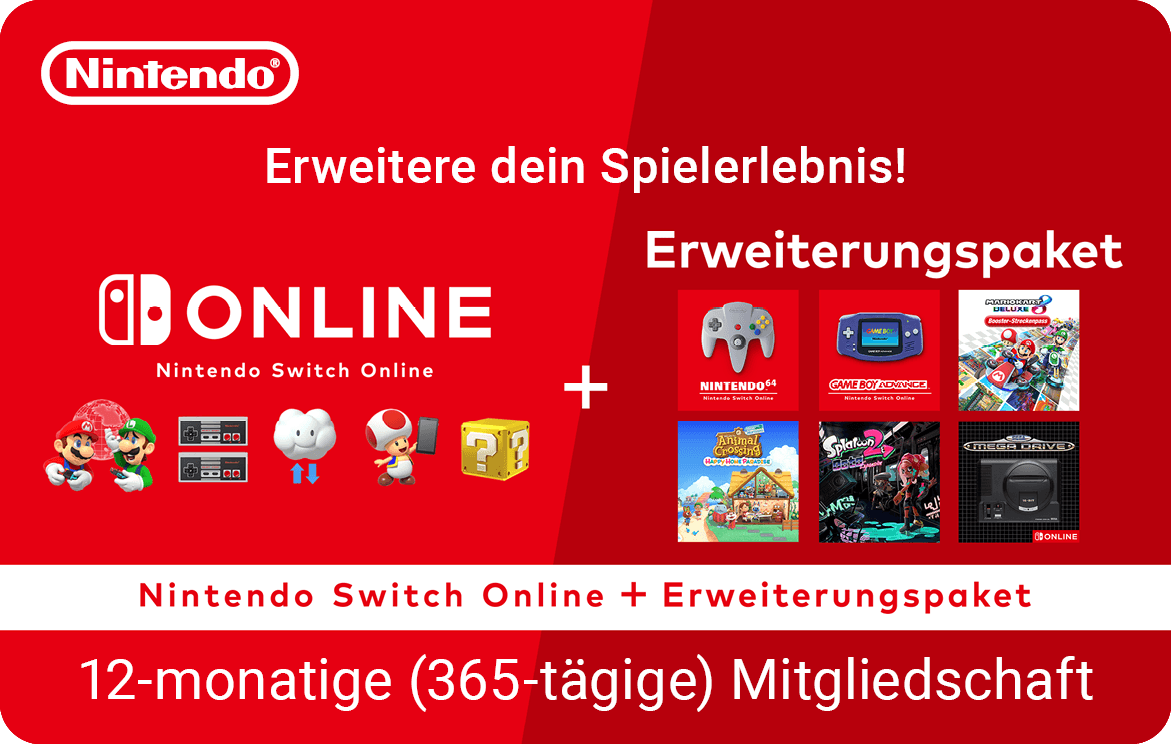 Nintendo Switch Online + Expansion Pass - 12 Month Individual 39.99